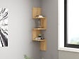 HABITAT ET JARDIN - Étagère murale en bois "Zikzak" - 25 x 25 x 105 cm - Saphir - vignette