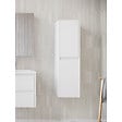 STANO - Grande armoire de rangement FORTINA hauteur 120 cm blanc 30 cm - vignette