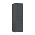 HABITAT ET JARDIN - Armoire de Salle de Bain "Nuvola 40 v3" - 40 x 32 x 138 cm - Anthracite - vignette