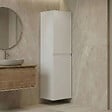 HABITAT ET JARDIN - Armoire de Salle de Bain "Nest 40 v2" - 40 x 32 x 138 cm - Matte White - vignette