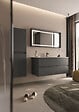 HABITAT ET JARDIN - Armoire de Salle de Bain "Nest 40 v2" - 40 x 32 x 138 cm - Matte Anthracite - vignette