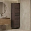 HABITAT ET JARDIN - Armoire de Salle de Bain "Side 40" - 40 x 27 x 138 cm - Dark Walnut - vignette