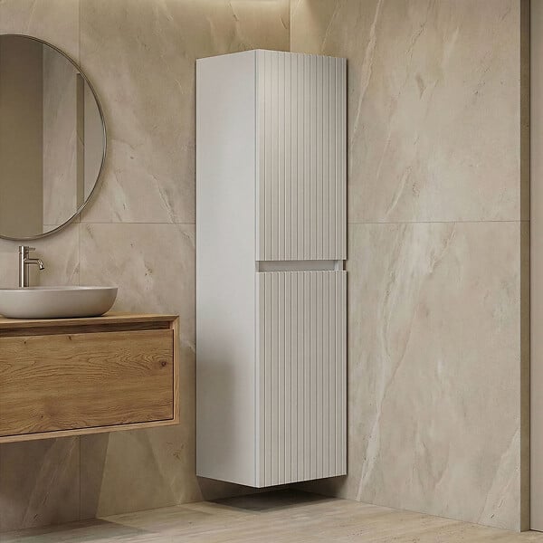 HABITAT ET JARDIN - Armoire de Salle de Bain "Tivoli 40" -  cm - Matte White - large