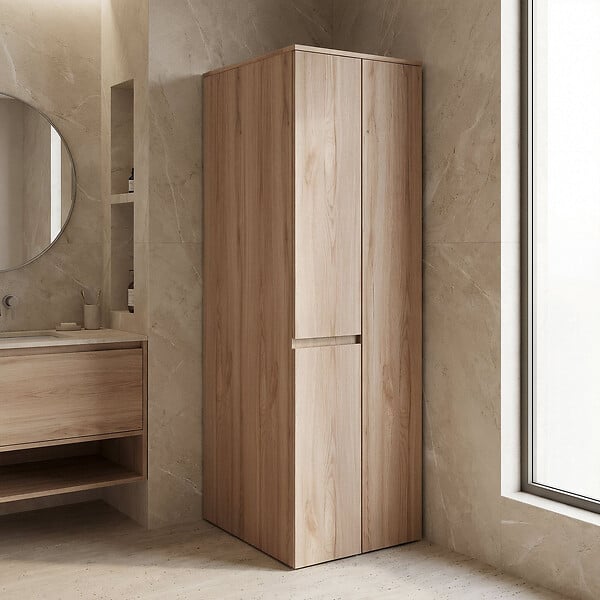 HABITAT ET JARDIN - Armoire de Salle de Bain "Solis 60" -  cm - Oak - large