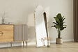 HABITAT ET JARDIN - Miroir en bois "Sahmaran " - 50 x 160 cm - Beige - vignette