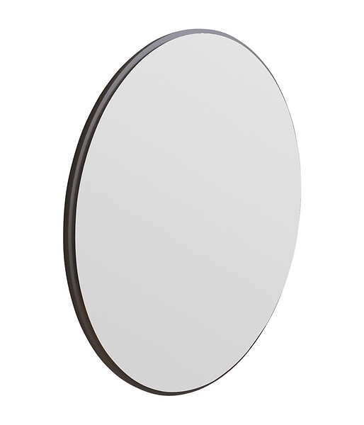 HABITAT ET JARDIN - Miroir en bois "Ozze" - 60 x 60 cm - Noir - large