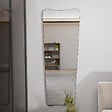 HABITAT ET JARDIN - Miroir cheval en bois "Vitros" - 55 x 2 x 150 cm - Transparent - vignette