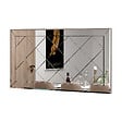 HABITAT ET JARDIN - Miroir en bois "Pauli" - 120 x 60 cm - Blanc - vignette