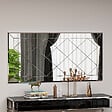 HABITAT ET JARDIN - Miroir en bois "Pauli" - 120 x 60 cm - Blanc - vignette