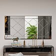 HABITAT ET JARDIN - Miroir en bois "Pauli" - 120 x 60 cm - Blanc - vignette