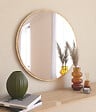 HABITAT ET JARDIN - Miroir en bois "Ozze" - 60 x 60 cm - Beige - vignette