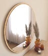HABITAT ET JARDIN - Miroir en bois "Ozze" - 60 x 60 cm - Beige - vignette
