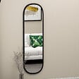 HABITAT ET JARDIN - Miroir en bois "Magnum" - 40 x 120 cm - Noir - vignette
