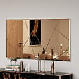 HABITAT ET JARDIN - Miroir en bois "Orezo" - 120 x 60 cm - Bronze - vignette