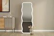HABITAT ET JARDIN - Miroir en bois "Aror" - 50 x 160 cm - Blanc - vignette