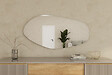 HABITAT ET JARDIN - Miroir en bois "Bella " - 60 x 120 cm - Noir - vignette