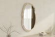 HABITAT ET JARDIN - Miroir en bois "Lossa" - 52 x 86 cm - Beige marbré - vignette