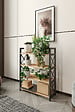 HABITAT ET JARDIN - Bibliothèque en bois "Plastic" - 46 x 18 x 64 cm - Noir - vignette