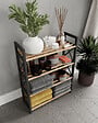 HABITAT ET JARDIN - Bibliothèque en bois "Plastic" - 46 x 18 x 64 cm - Noir - vignette