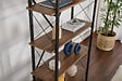 HABITAT ET JARDIN - Bibliothèque en bois "Elysian" - 90 x 33 x 180 cm - NoyerNoir - vignette