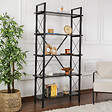HABITAT ET JARDIN - Bibliothèque en bois "Elysian" - 90 x 33 x 180 cm - Bois NoirNoir - vignette