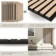 TECTAKE - Panneaux acoustiques Sonic Wall IV aspect bois Chêne clair - vignette