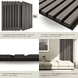 TECTAKE - Panneaux acoustiques Sonic Wall IV aspect bois chêne gris clair - vignette