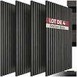 TECTAKE - Panneaux acoustiques Sonic Wall IV aspect bois chêne noir - vignette
