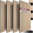 TECTAKE - Panneaux acoustiques Sonic Wall IV aspect bois Chêne clair - vignette