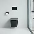 STANO - Cuvette WC suspendu CALETO noir mat - sans bride et avec frein de chute - vignette