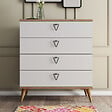 HABITAT ET JARDIN - Commode en bois "Versa-Ce" - 80 x 45 x 90 cm - Blanc - vignette