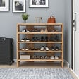 HABITAT ET JARDIN - Meuble à chaussures en bois "Sargel " - 75 x 31 x 72 cm - Marron - vignette