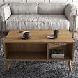 HABITAT ET JARDIN - Table basse en bois "Exxen" - 90 x 41 x 54 cm - Marron - vignette