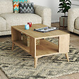 HABITAT ET JARDIN - Table basse en bois "Authentic" - 90 x 41 x 54 cm - Marron - vignette