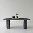 HABITAT ET JARDIN - Table basse en bois "Hudson" - 120 x 60 x 40 cm - Gris anthracite - vignette