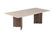 HABITAT ET JARDIN - Table basse en bois "Sabin" - 119 x 60 x 40 cm - Travertin - vignette