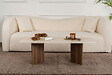 HABITAT ET JARDIN - Table basse en bois "Sabin" - 119 x 60 x 40 cm - Travertin - vignette