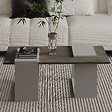 HABITAT ET JARDIN - Table basse en bois "Matris" - 90 x 46 x 37 cm - Gris - vignette