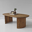 HABITAT ET JARDIN - Table basse en bois "Hudson" - 120 x 60 x 40 cm - Marron - vignette