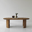 HABITAT ET JARDIN - Table basse en bois "Hudson" - 120 x 60 x 40 cm - Marron - vignette