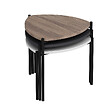 HABITAT ET JARDIN - Lot de 3 tables basses gigognes en bois "Lenny" - 45 x 45 x 45 cm - Multicolore - vignette