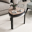 HABITAT ET JARDIN - Lot de 3 tables basses gigognes en bois "Lenny" - 45 x 45 x 45 cm - Multicolore - vignette