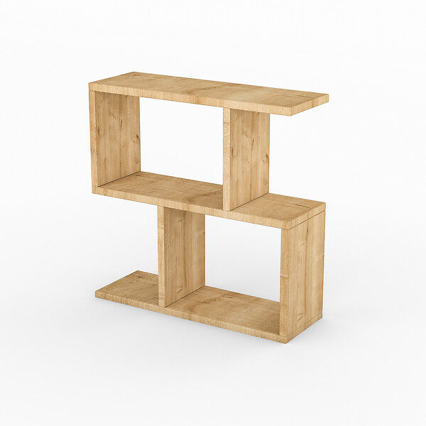 HABITAT ET JARDIN - Table d'appoint en bois "Life" - 60 x 20 x 60 cm - Chêne - large