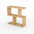 HABITAT ET JARDIN - Table d'appoint en bois "Life" - 60 x 20 x 60 cm - Chêne - vignette