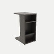 HABITAT ET JARDIN - Table d'appoint en bois "Filinta" - 30 x 40 x 63 cm - Gris anthracite - vignette