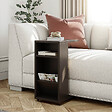 HABITAT ET JARDIN - Table d'appoint en bois "Filinta" - 30 x 40 x 63 cm - Gris anthracite - vignette