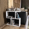 HABITAT ET JARDIN - Table d'appoint en bois "Life" - 60 x 20 x 60 cm - Blanc - vignette