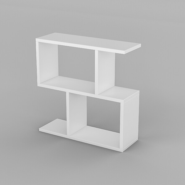 HABITAT ET JARDIN - Table d'appoint en bois "Life" - 60 x 20 x 60 cm - Blanc - large