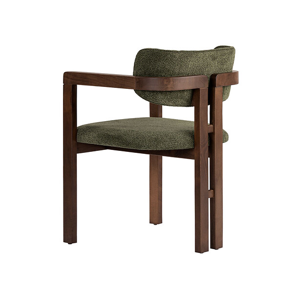 HABITAT ET JARDIN - Chaise en bois "Toscana" - 54 x 54 x 76 cm - Vert - large