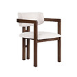 HABITAT ET JARDIN - Chaise en bois "Toscana" - 54 x 54 x 76 cm - Blanc - vignette